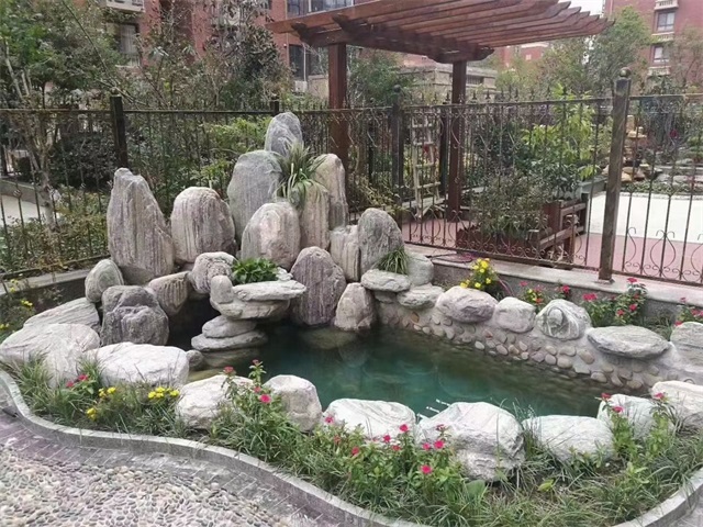 山西家庭庭院水景设计